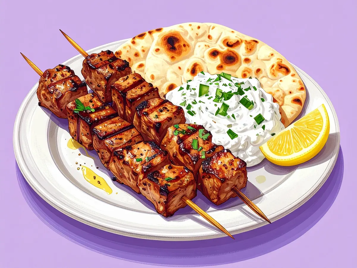 Symbolbild: Souvlaki (griechische Fleischspieße)