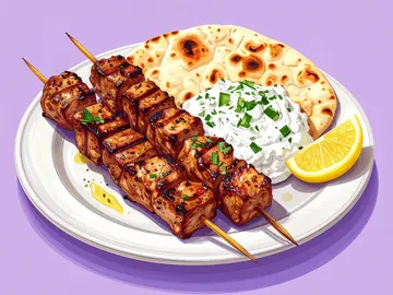 Symbolbild: Souvlaki (griechische Fleischspieße)